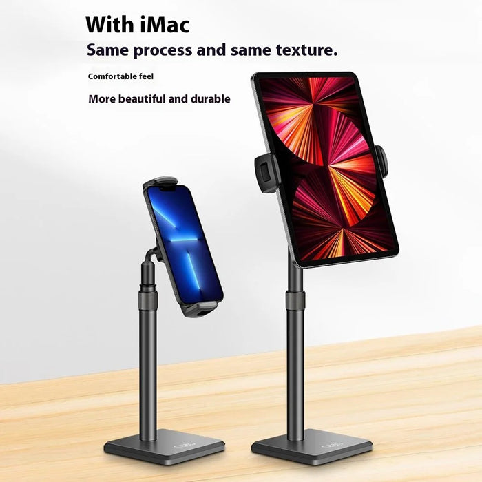 QZSD QZ2201 Aluminum Alloy Desktop Phone Tablet Stand Height Angle Adjustable Tablet Holder - 3