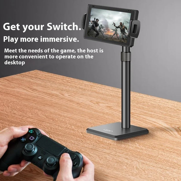 QZSD QZ2201 Aluminum Alloy Desktop Phone Tablet Stand Height Angle Adjustable Tablet Holder - 4