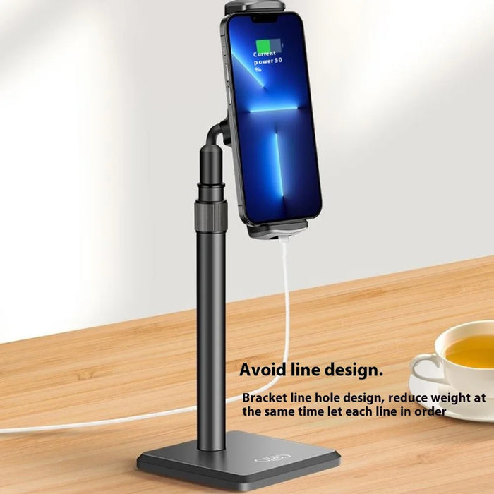 QZSD QZ2201 Aluminum Alloy Desktop Phone Tablet Stand Height Angle Adjustable Tablet Holder - 6