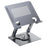 X3 360 Degree Rotating Folding Tablet Holder Heat Dissipation Desktop Phone Bracket - Dark Grey - 1