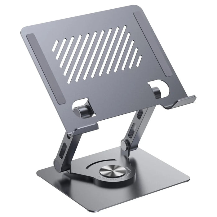 X3 360 Degree Rotating Folding Tablet Holder Heat Dissipation Desktop Phone Bracket - Dark Grey - 1