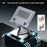 X3 360 Degree Rotating Folding Tablet Holder Heat Dissipation Desktop Phone Bracket - Dark Grey - 7