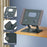 XWJ-2078 360 Degree Rotating Tablet Stand Folding Desktop Bracket with Adjustable Height - Black - 6