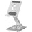 XWJ-3062 360 Degree Rotating Y-Shape Hollow Out Adjustable Desktop Bracket for Phone and Tablet - Silver - 1