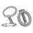 Alloy Folding Phone Holder Magnetic Car Desktop Phone Bracket With Iron Pad - Silver - 1