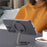 Alloy Folding Phone Holder Magnetic Car Desktop Phone Bracket With Iron Pad - Silver - 4