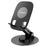 DUDAO F17s Foldable Tablet Holder ABS+Aluminum Alloy 360 Degree Rotatable Desktop Phone Stand - Black - 1