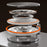 MT131 Desktop Holder Cooling Aluminum Alloy 360° Rotation Foldable Stand - Silver - 4