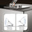 MT131 Desktop Holder Cooling Aluminum Alloy 360° Rotation Foldable Stand - Silver - 5