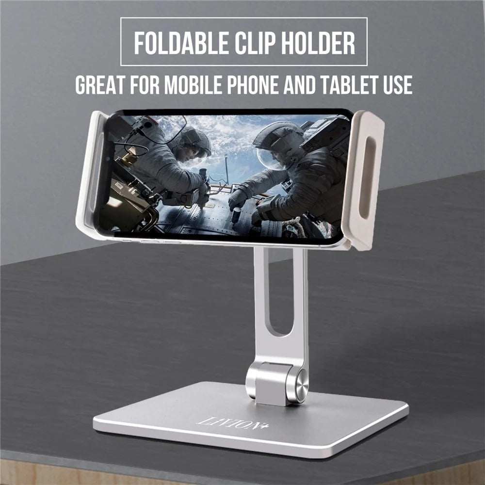 MT135 For Phone  /  Tablet Foldable Desktop Stand Lazy Holder 180° Adjustable Aluminum Alloy - 5