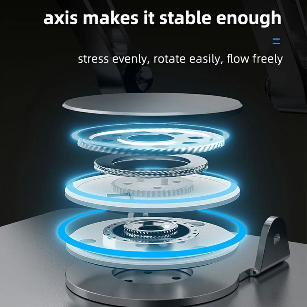 L305 Adjustable Tablet Stand Aluminum Alloy Cooling Design Desktop Holder for Laptops - Grey - 2
