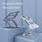 L303 Aluminum Alloy Adjustable Tablet Stand for Devices Up To 17.3 Inch Foldable Cooling Laptop Riser - Grey - 5