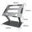 L303 Aluminum Alloy Adjustable Tablet Stand for Devices Up To 17.3 Inch Foldable Cooling Laptop Riser - Grey - 6