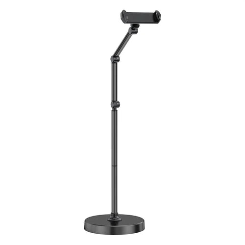 L58 Phone Tablet Floor Stand Carbon Steel Adjustable Holder for Live Stream - 1
