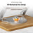 J31 Foldable Laptop Cooling Stand Metal + Wood Adjustable 360-Degree Rotating Notebook Bracket - Silver - 3
