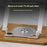 J31 Foldable Laptop Cooling Stand Metal + Wood Adjustable 360-Degree Rotating Notebook Bracket - Silver - 4