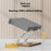 J31 Foldable Laptop Cooling Stand Metal + Wood Adjustable 360-Degree Rotating Notebook Bracket - Silver - 5