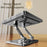 J58 Cooling Gaming Stand Rotating Tablet Holder Dual Rod Support Alloy Steel Foldable Cradle - Silver - 3