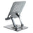 L8 Desktop 360° Rotating Metal Foldable Cooling Tablet Phone Stand 2-in-1 Height Adjustable Holder - 2