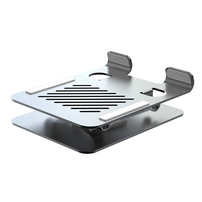 L8 Desktop 360° Rotating Metal Foldable Cooling Tablet Phone Stand 2-in-1 Height Adjustable Holder - 3