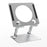 J23S Desktop Metal Stand Folding Heat Dissipation Tablet Holder Height Adjustable for Home / Office - Silver - 1