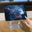 J23S Desktop Metal Stand Folding Heat Dissipation Tablet Holder Height Adjustable for Home / Office - Silver - 7