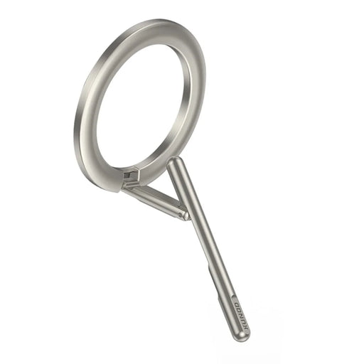 XUNDD XDHO-055 Magnetic Ring Phone Holder Rotating Aluminum Alloy Kickstand Phone Mount - Silver - 1