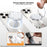 XUNDD XDHO-057 Magnetic Suction Cup Phone Mount Rotating Stand Holder with Makeup Mirror - White - 3