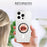XUNDD XDHO-057 Magnetic Suction Cup Phone Mount Rotating Stand Holder with Makeup Mirror - White - 5