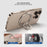 XUNDD XDHO-060 Magnetic Phone Ring Holder Portable Ring Grip Stand Adjustable Kickstand - Silver - 2