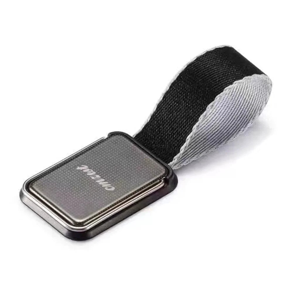 CMZWT CPS-033 Phone Grip Ring Kickstand Anti Drop Cell Phone Back Holder with Strap - Black - 1