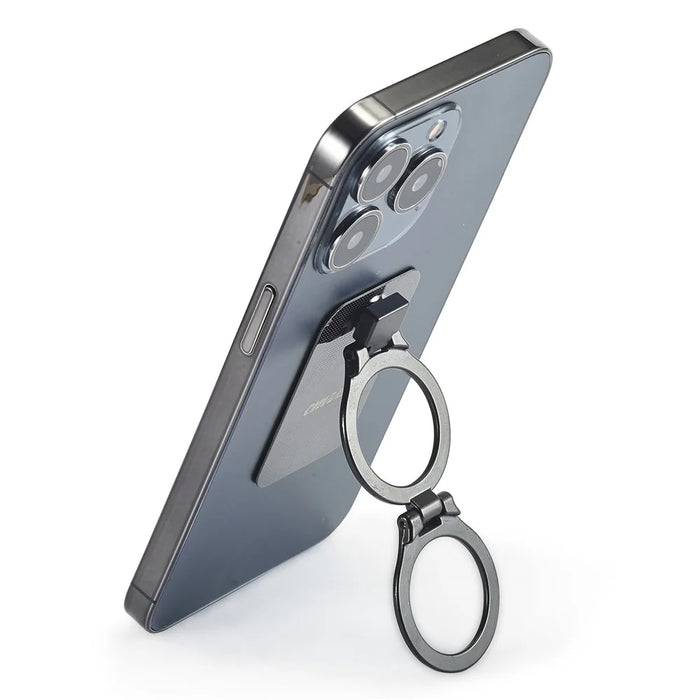 CMZWT CPS-036 Extended Phone Ring Holder Kickstand 360 Degree Rotation - Black - 2
