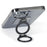 CMZWT CPS-036 Extended Phone Ring Holder Kickstand 360 Degree Rotation - Black - 4
