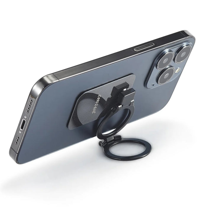 CMZWT CPS-036 Extended Phone Ring Holder Kickstand 360 Degree Rotation - Black - 5