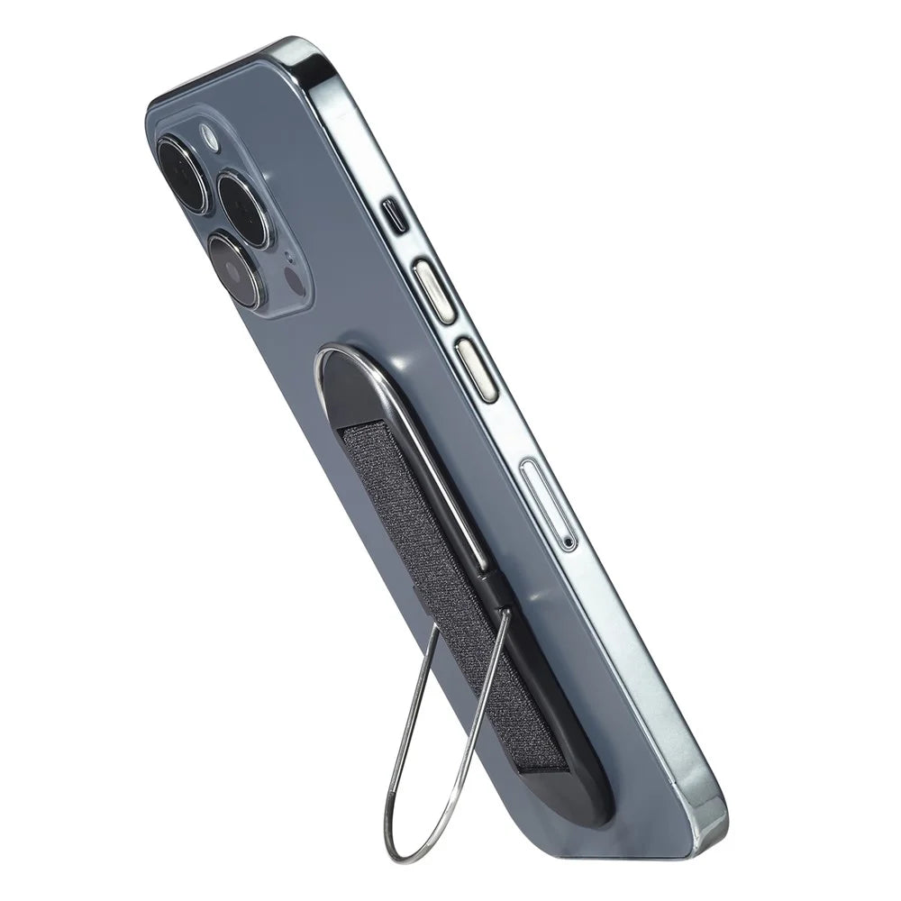 CMZWT CPS-031 Phone Kickstand Holder Vertical Horizontal Phone Stand Hand Strap - Black - 2