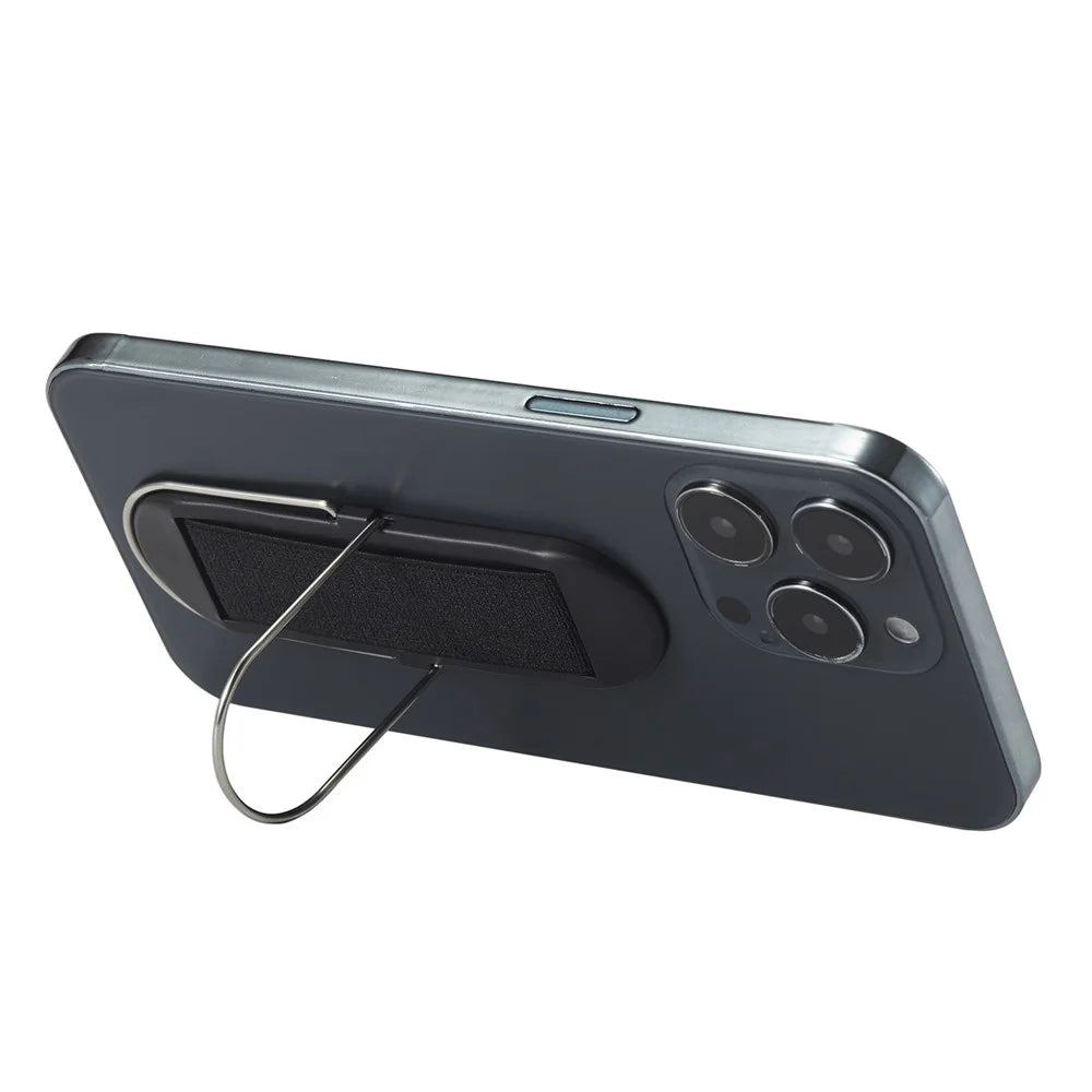 CMZWT CPS-031 Phone Kickstand Holder Vertical Horizontal Phone Stand Hand Strap - Black - 3