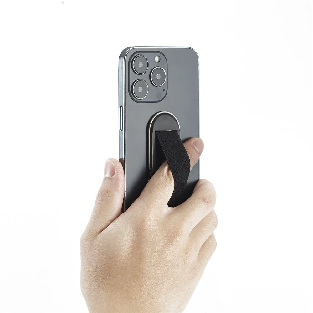 CMZWT CPS-031 Phone Kickstand Holder Vertical Horizontal Phone Stand Hand Strap - Black - 6