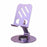 Adjustable Desktop Tablet Phone Holder Foldable 360° Rotating Phone Mount Bracket - Purple - 1