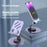 Adjustable Desktop Tablet Phone Holder Foldable 360° Rotating Phone Mount Bracket - Purple - 5