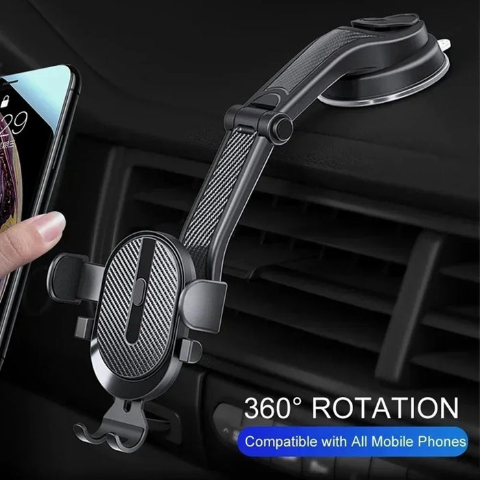 K03B Car Phone Holder Windscreen Dashboard 360° Rotation Suction Cup Mobile Phone Mount - 2