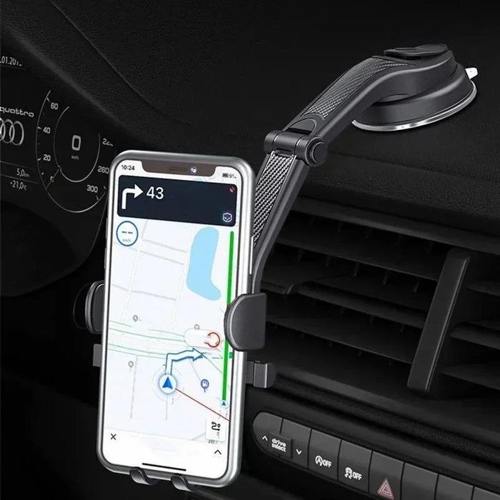K03B Car Phone Holder Windscreen Dashboard 360° Rotation Suction Cup Mobile Phone Mount - 3