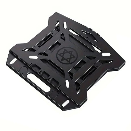 N2 Foldable Laptop Stand with 360° Rotating Base and Phone Holder 8-Level Ergonomic Laptop Riser - 1