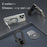 Dual-Side Magnetic Foldable Stand For Phones Tablets Compact Adjustable Viewing Angles Desktop Holder - Silver - 7