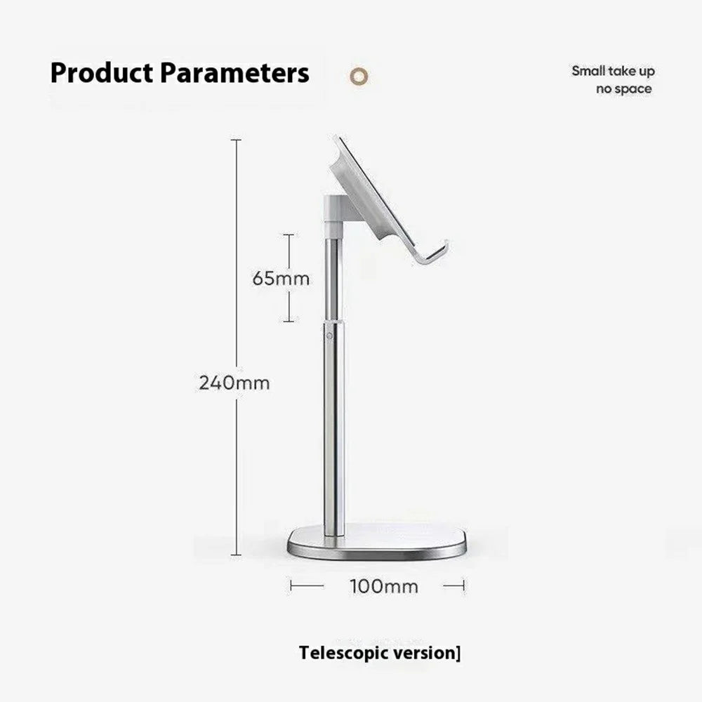K8 Aluminum Alloy Heart-Shaped Phone Stand Adjustable Angle Foldable Holder for Smartphones / Tablets - White - 6