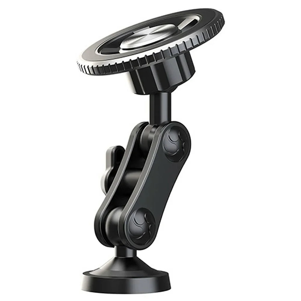 X036 Phone Holder with Magnetic Base Dual Ball Joint Arm Hands Free Bracket - 1