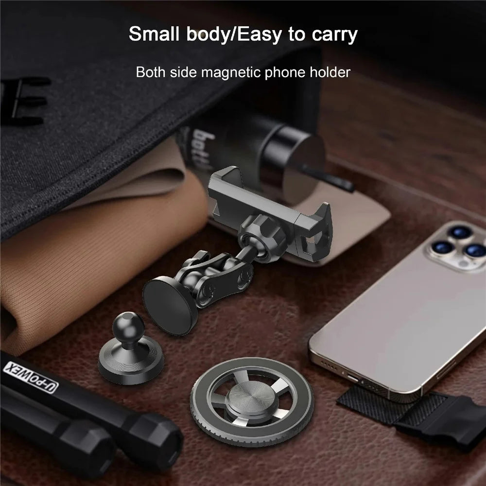 X037 360 Degree Adjustable Cellphone Bracket with Magnetic Base Phone Holder for Gym Equipment - 5