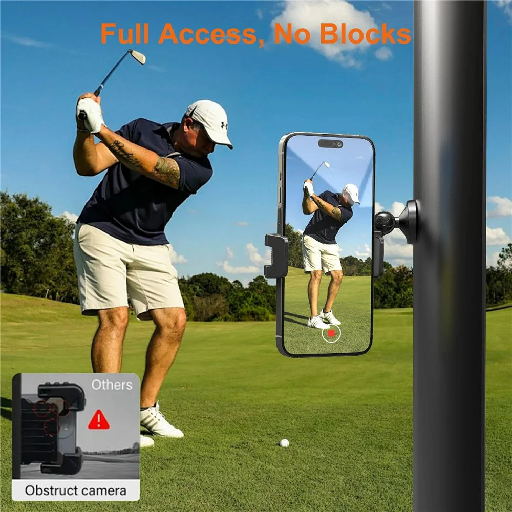 X037 360 Degree Adjustable Cellphone Bracket with Magnetic Base Phone Holder for Gym Equipment - 6