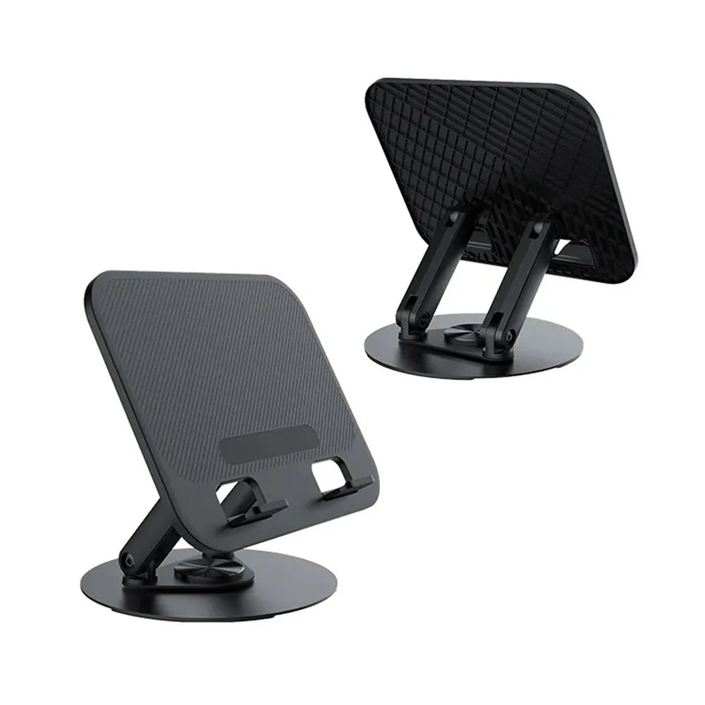 JMARY MK-85 Laptop Tablet Rotatable Foldable Stand Adjustable Dual-Axis Carbon Steel Base Notebook Holder - 2