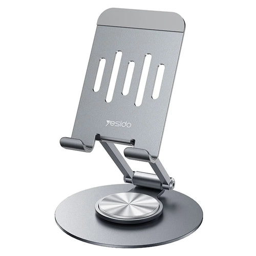 YESIDO C299 Desktop Stand 360 Degree Rotatable Phone Holder Foldable Aluminum Alloy Bracket - 1