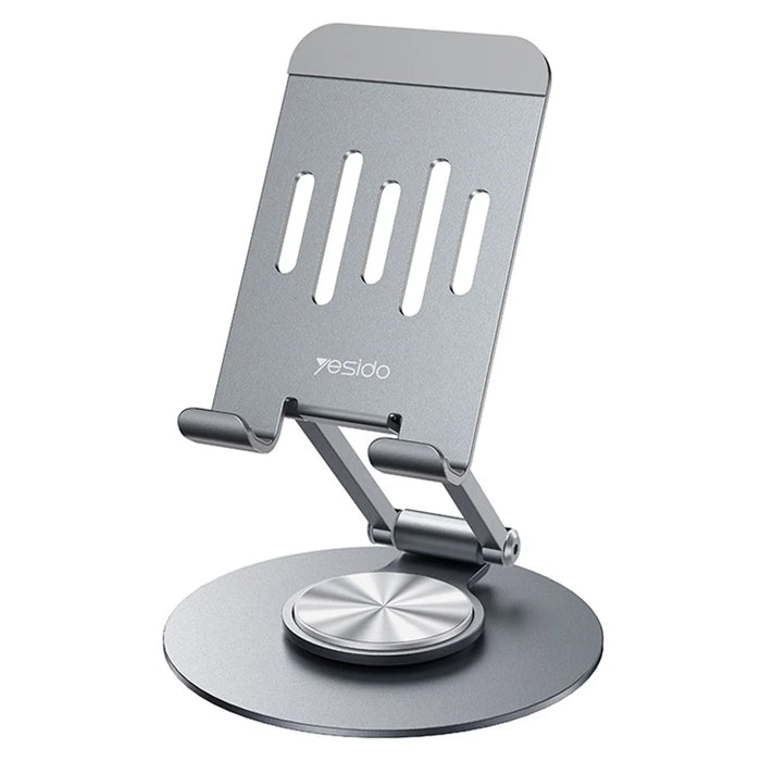 YESIDO C299 Desktop Stand 360 Degree Rotatable Phone Holder Foldable Aluminum Alloy Bracket - 1